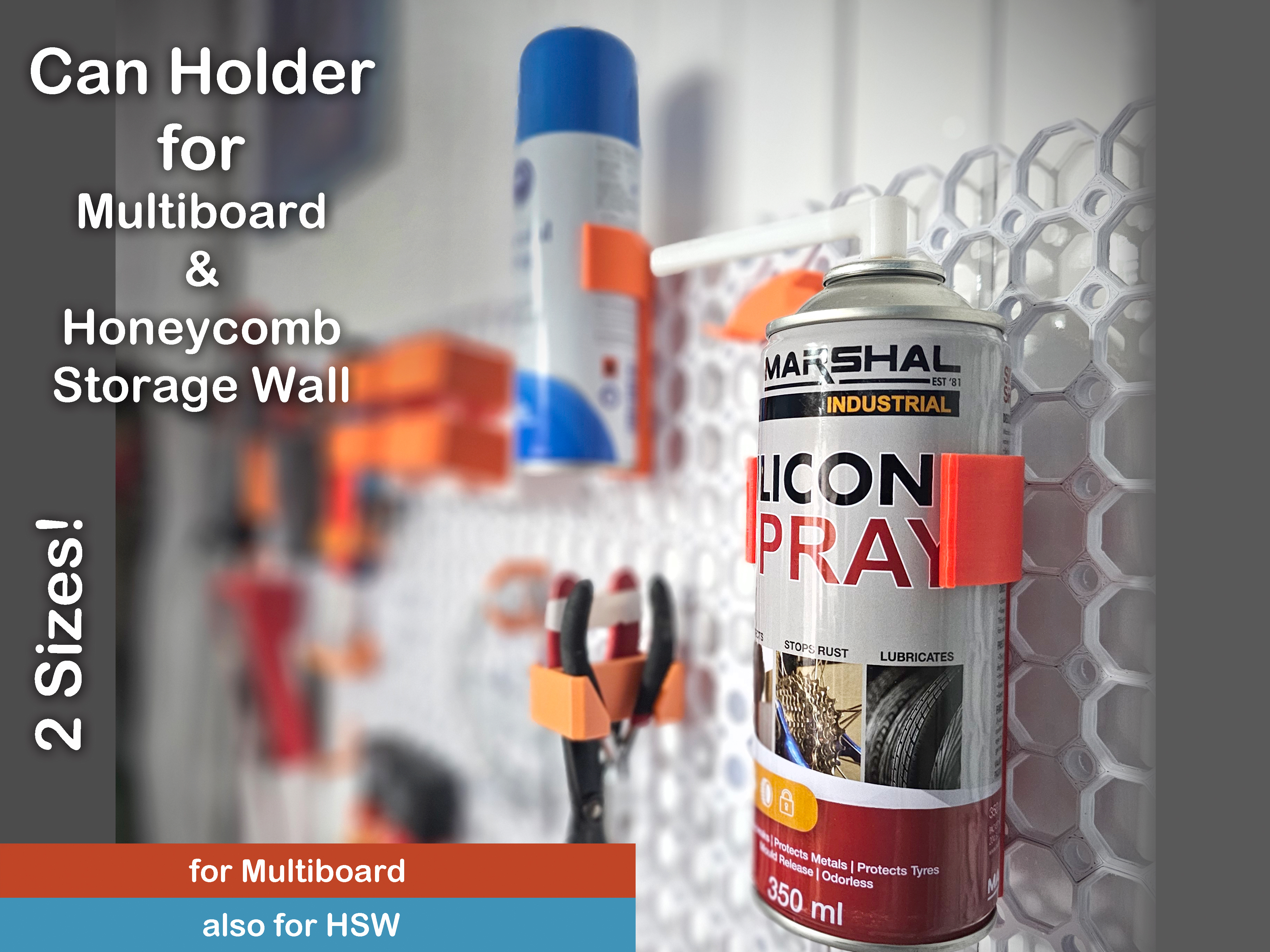 Aerosol / Spraycan Holder for Multiboard & HSW