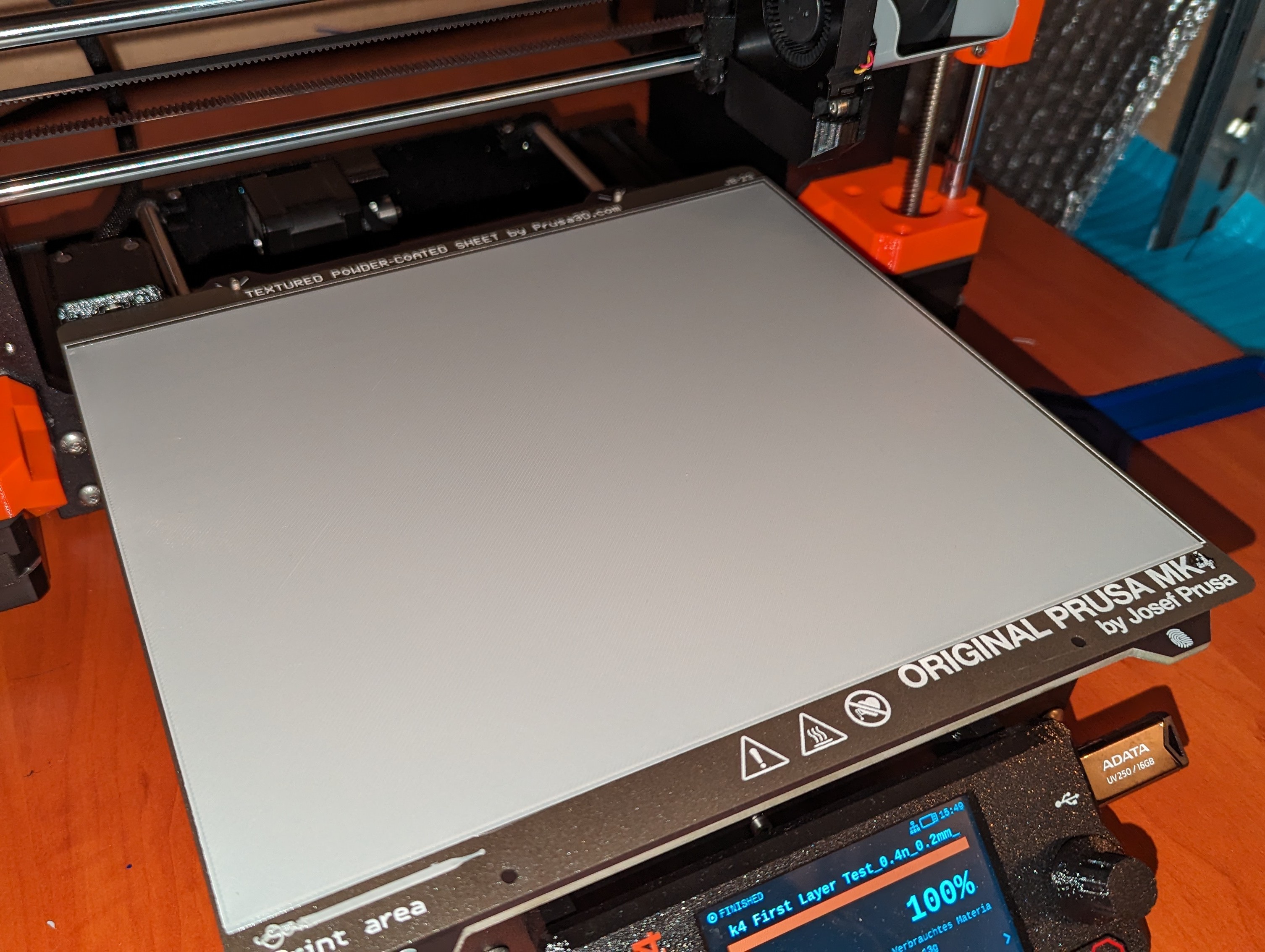 First Layer Test for Prusa Core One, Mk4, MK4S Testprint calibration (or others)