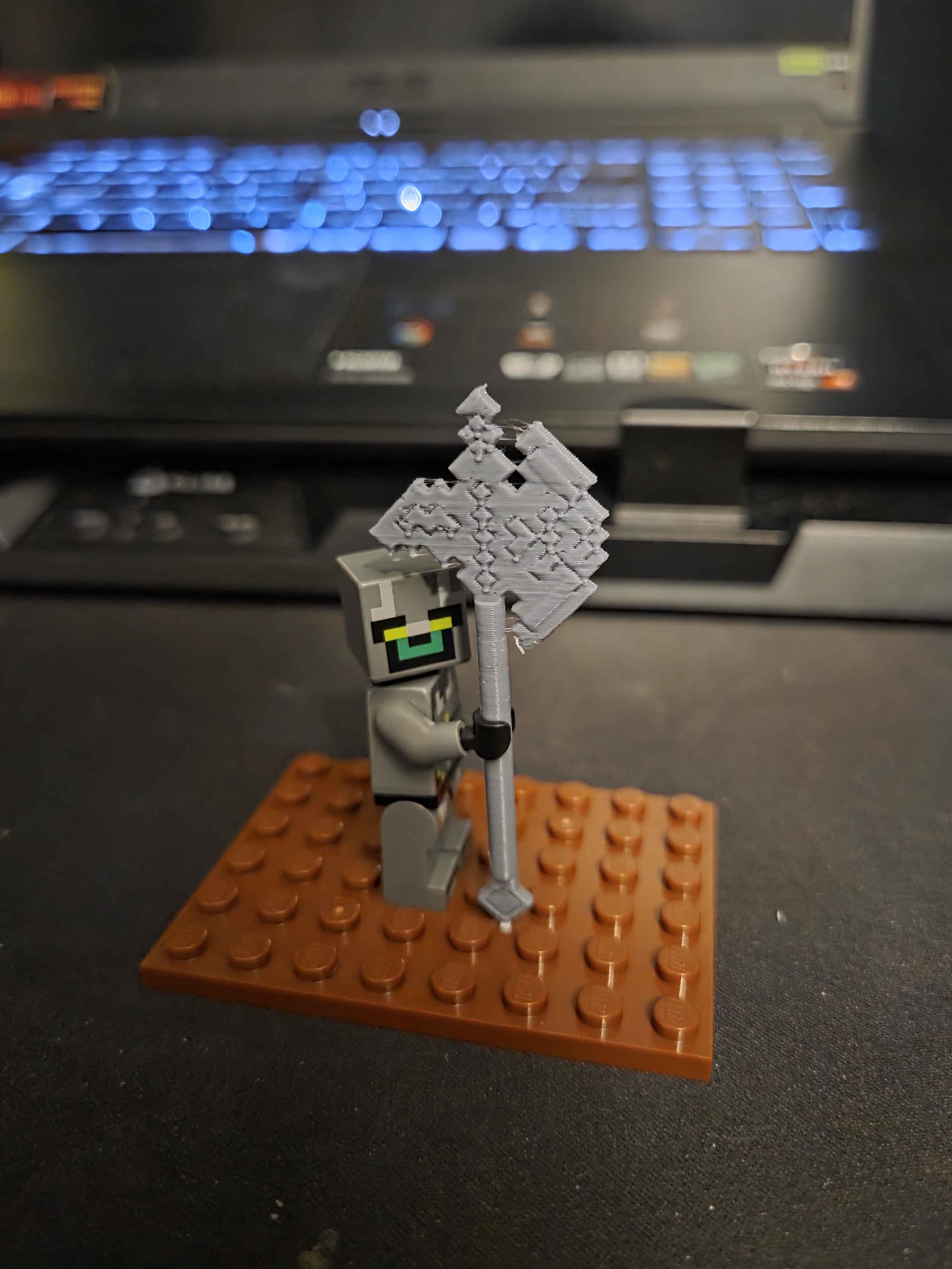 LEGO Minecraft Compatible Halberd