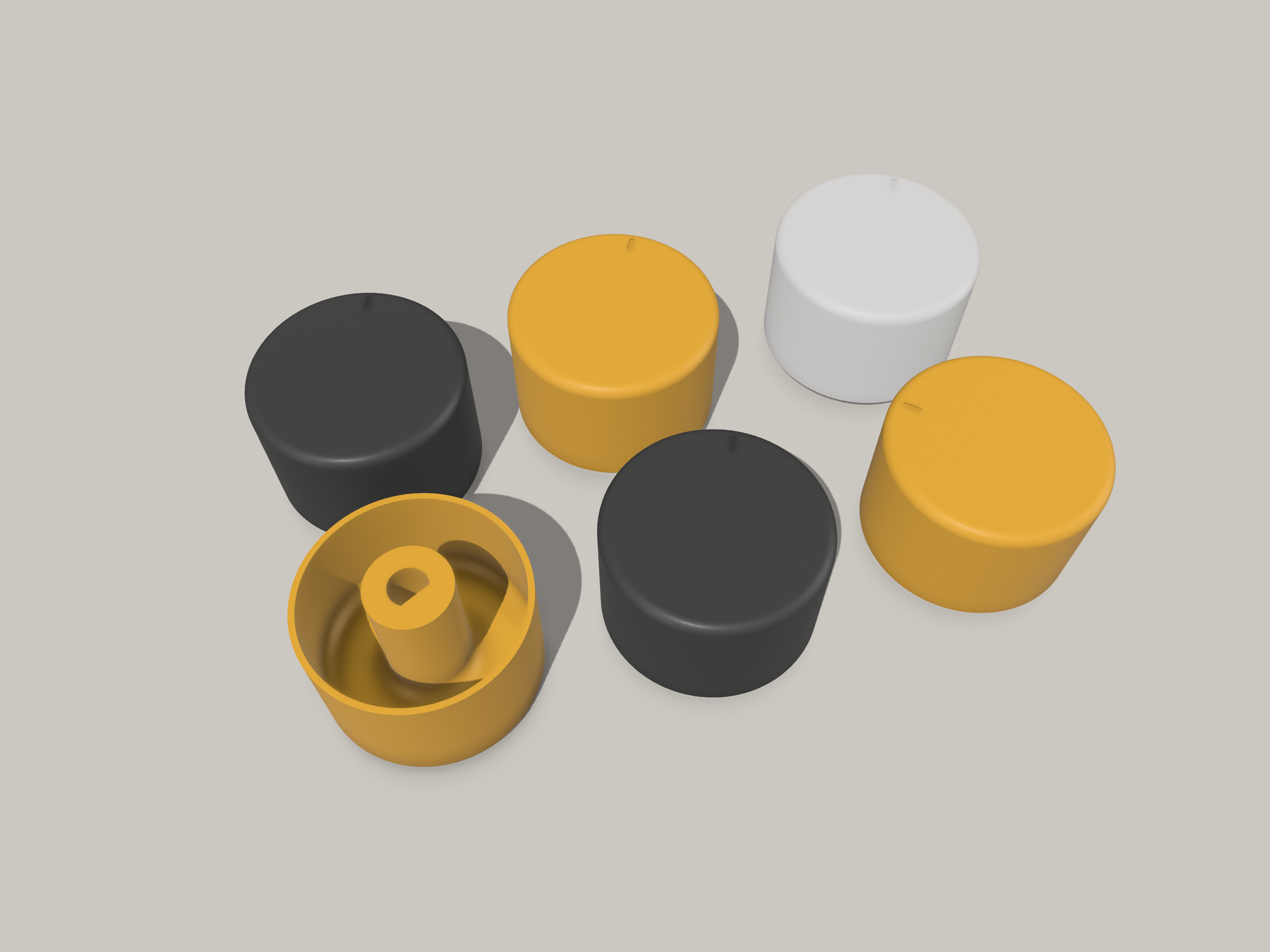 Universal 5 mm oven knobs replacements