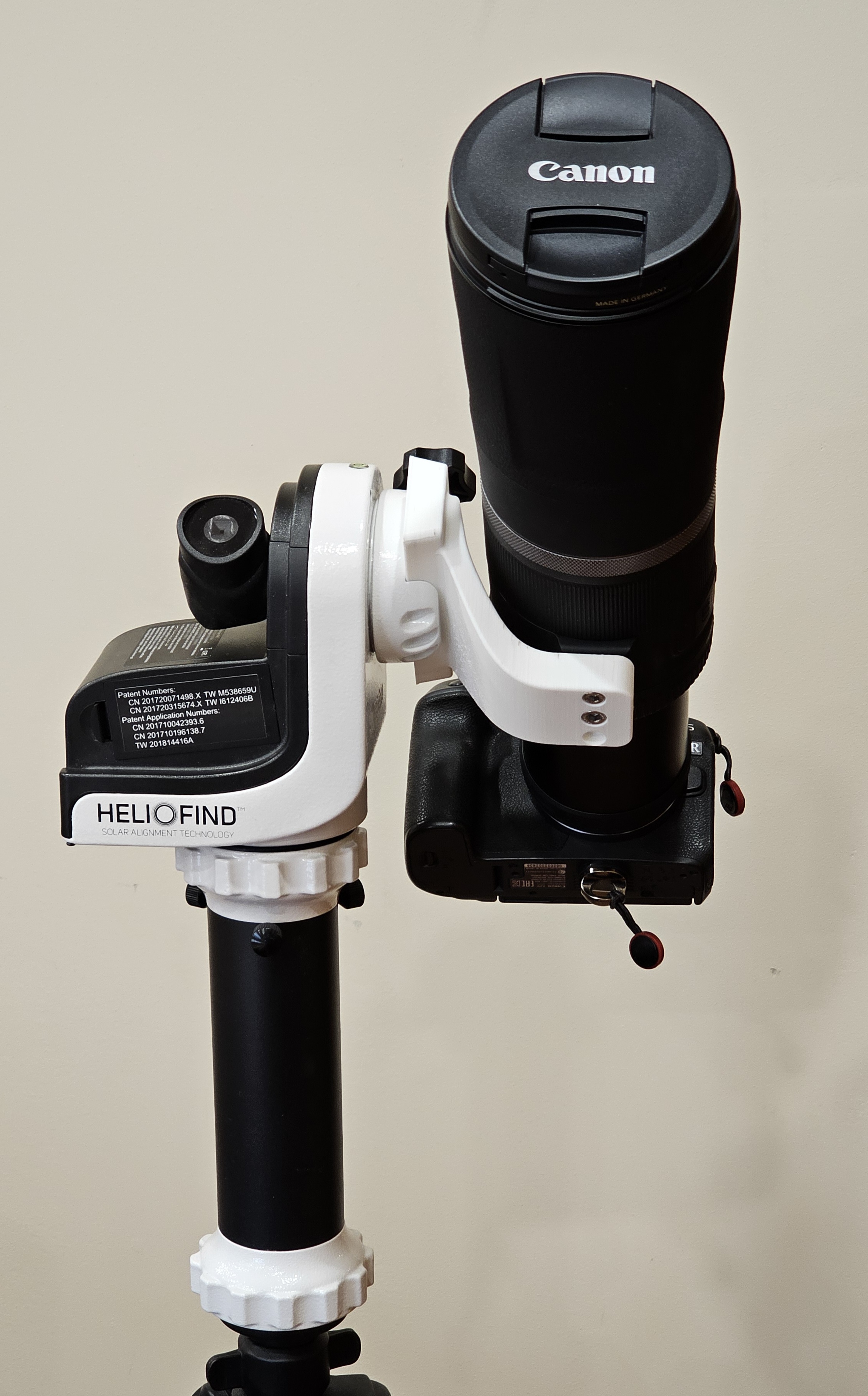 Vixen Right Angle Dovetail Bar for Canon RF 600mm or 800mm F11 IS STM Lenses
