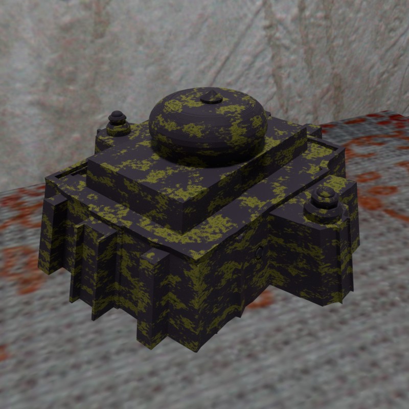 Wargame SciFi Bunker Nosupport easyprint FDMfriendly Terrain