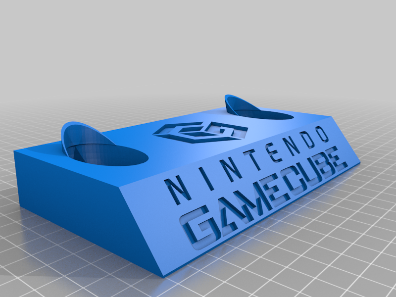 Nintendo Gamecube Controller Holder (8BitDo Style) - fits Gbros, PowerA & Original Controllers