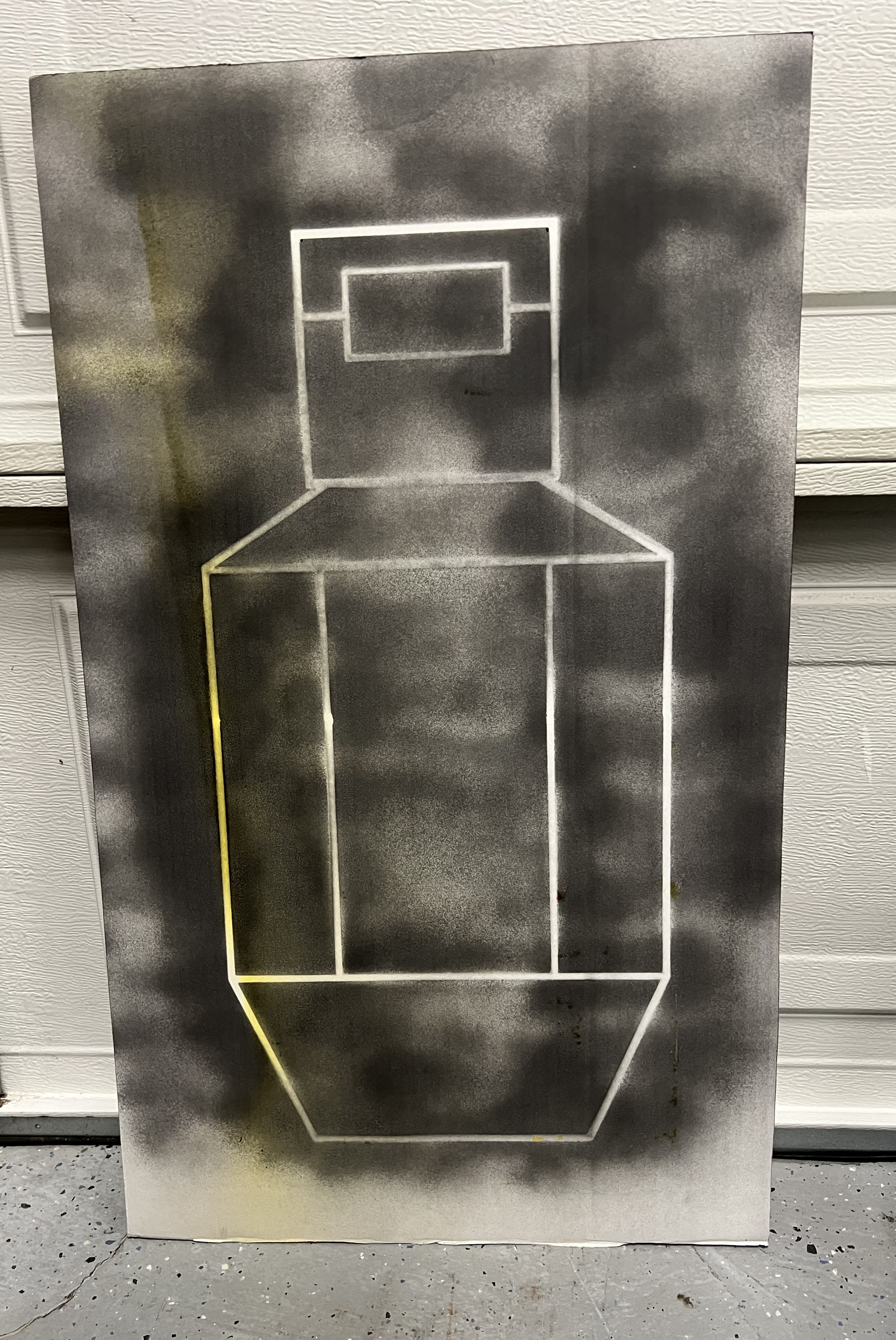 Paint Your Own Cardboard Range Targets IPSC / USPSA