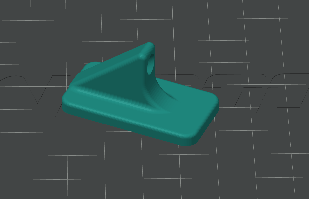 Command Strip Flag Holder - 6mm hole