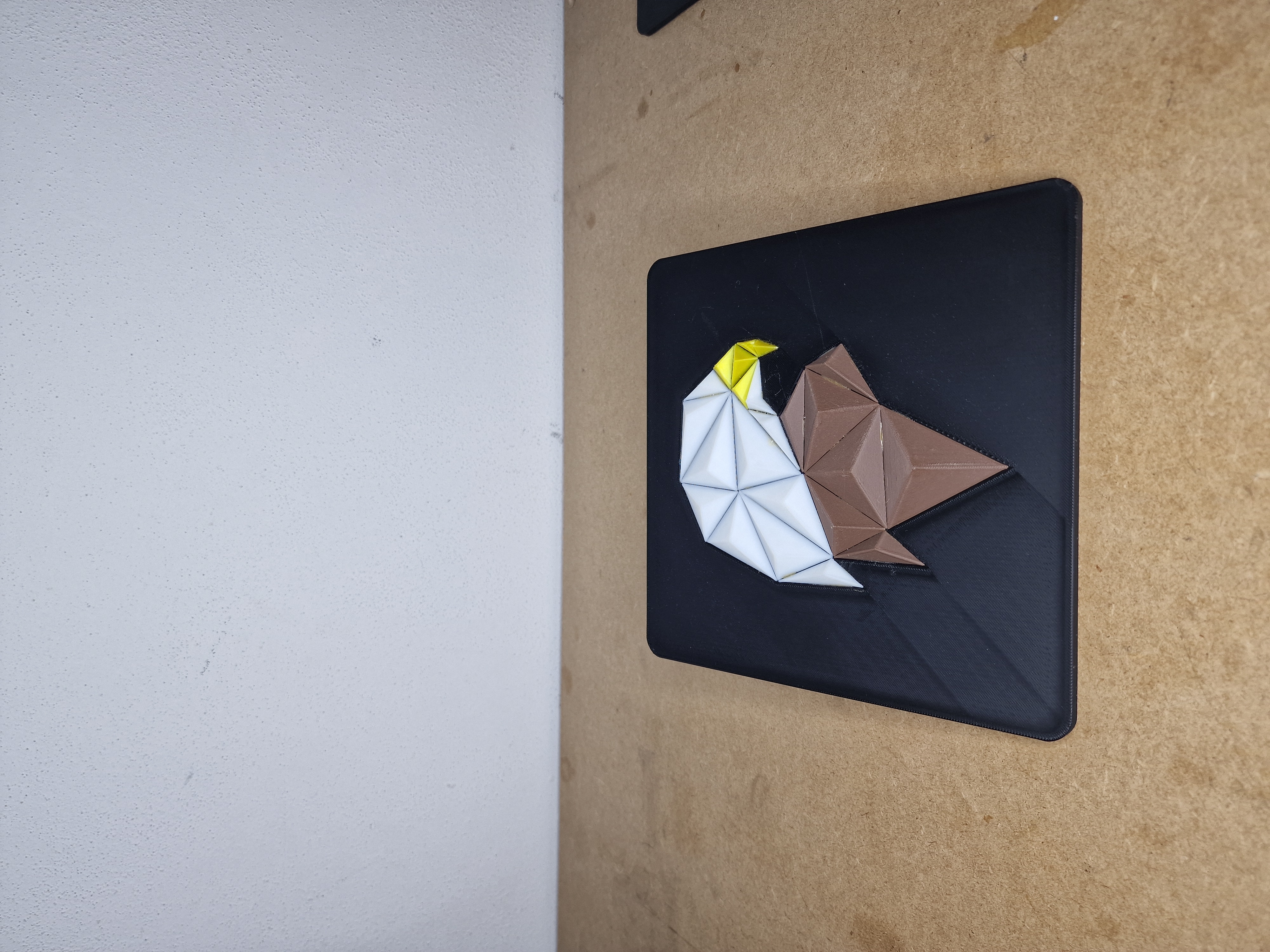 Eagle Wall Art – Low Poly Style Mural