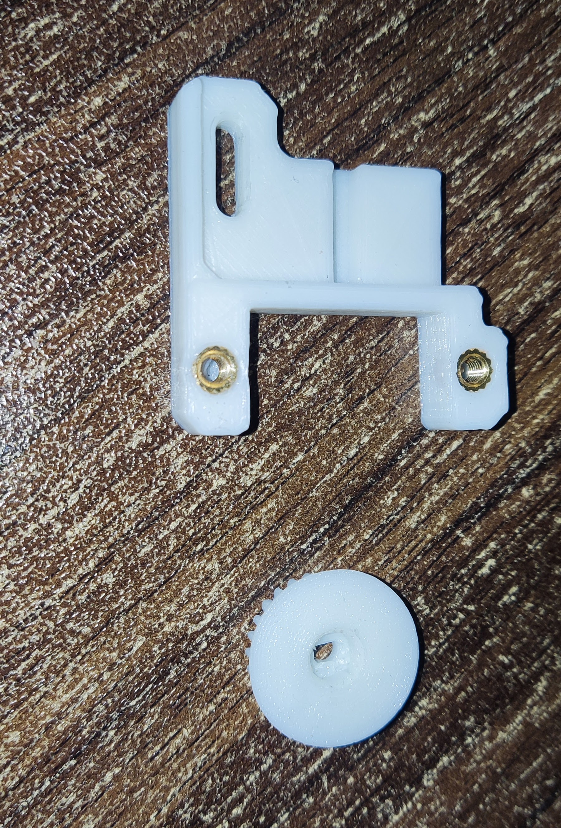 PicoMMU Servo Mount & Belt Gear Remix for MG90S Servo