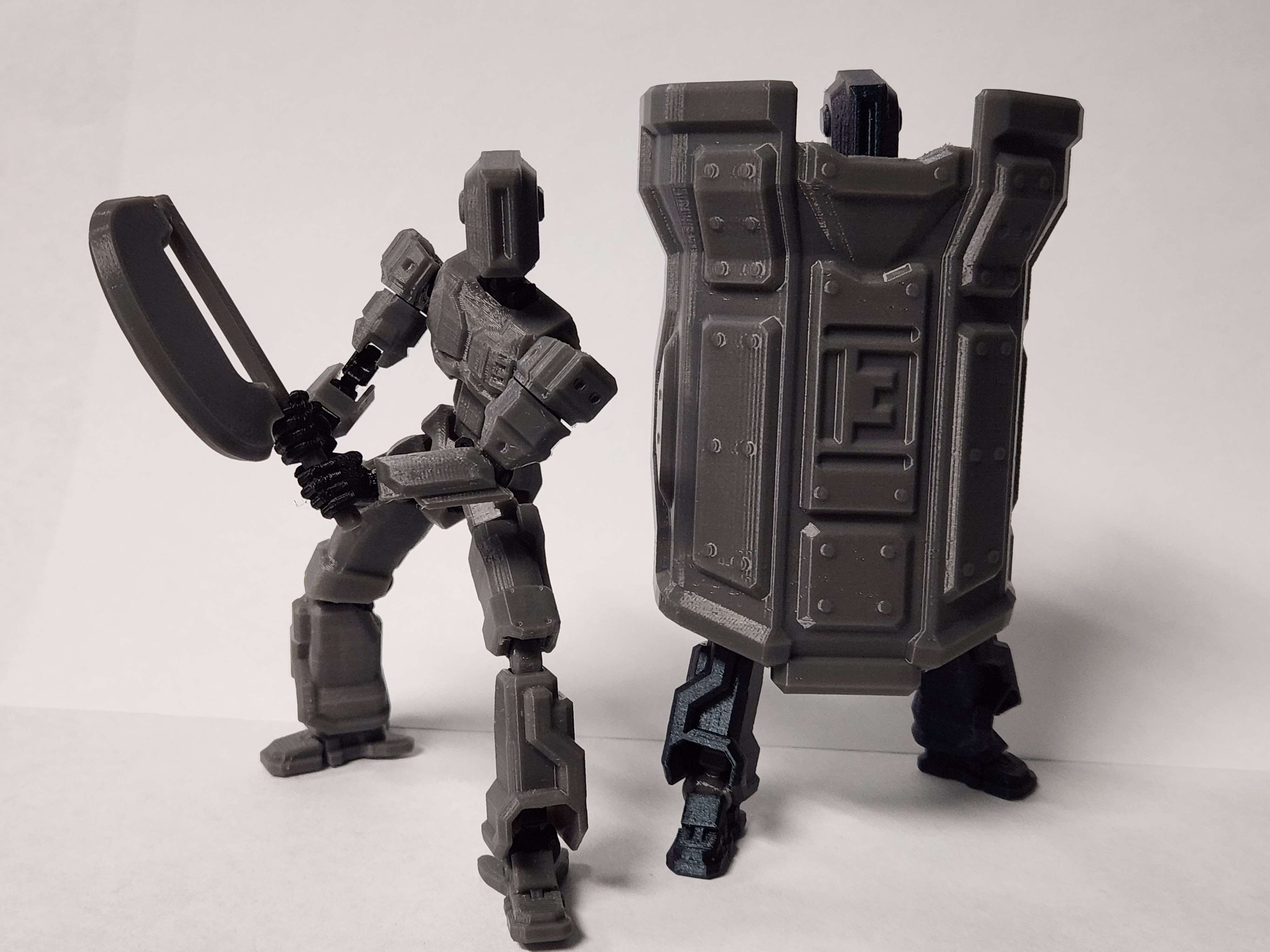 Dummy 13 Ballistic Shield and Greataxe