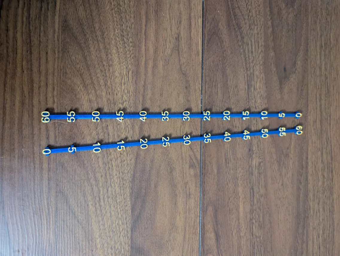 D&D (dnd) movement ruler 60 foot measurement stick