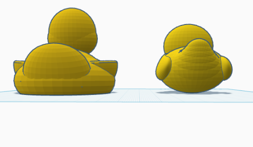 2 Diffrent Ducks from Tinkercad