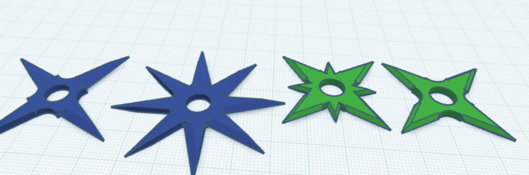 Shurikens (Ninja throwing star)