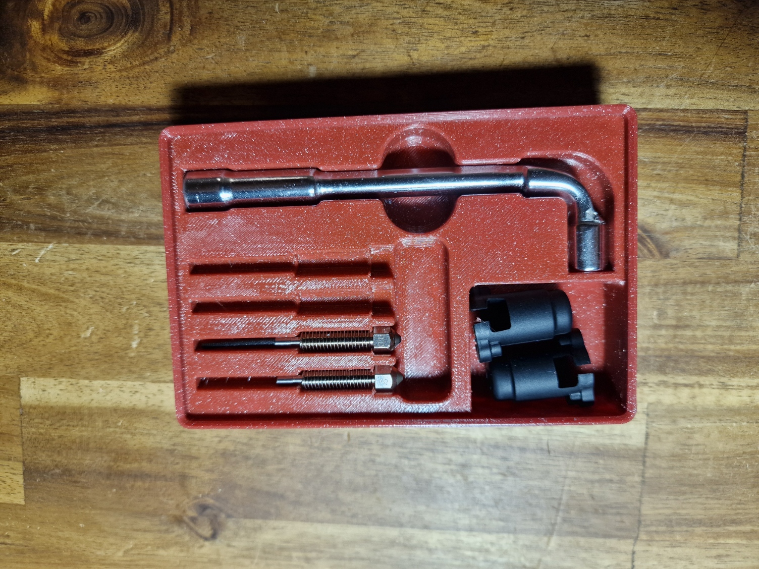 Gridfinity holder for FlowTech nozzles