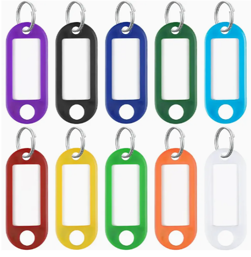 Keychain with tag/Llavero con etiqueta.