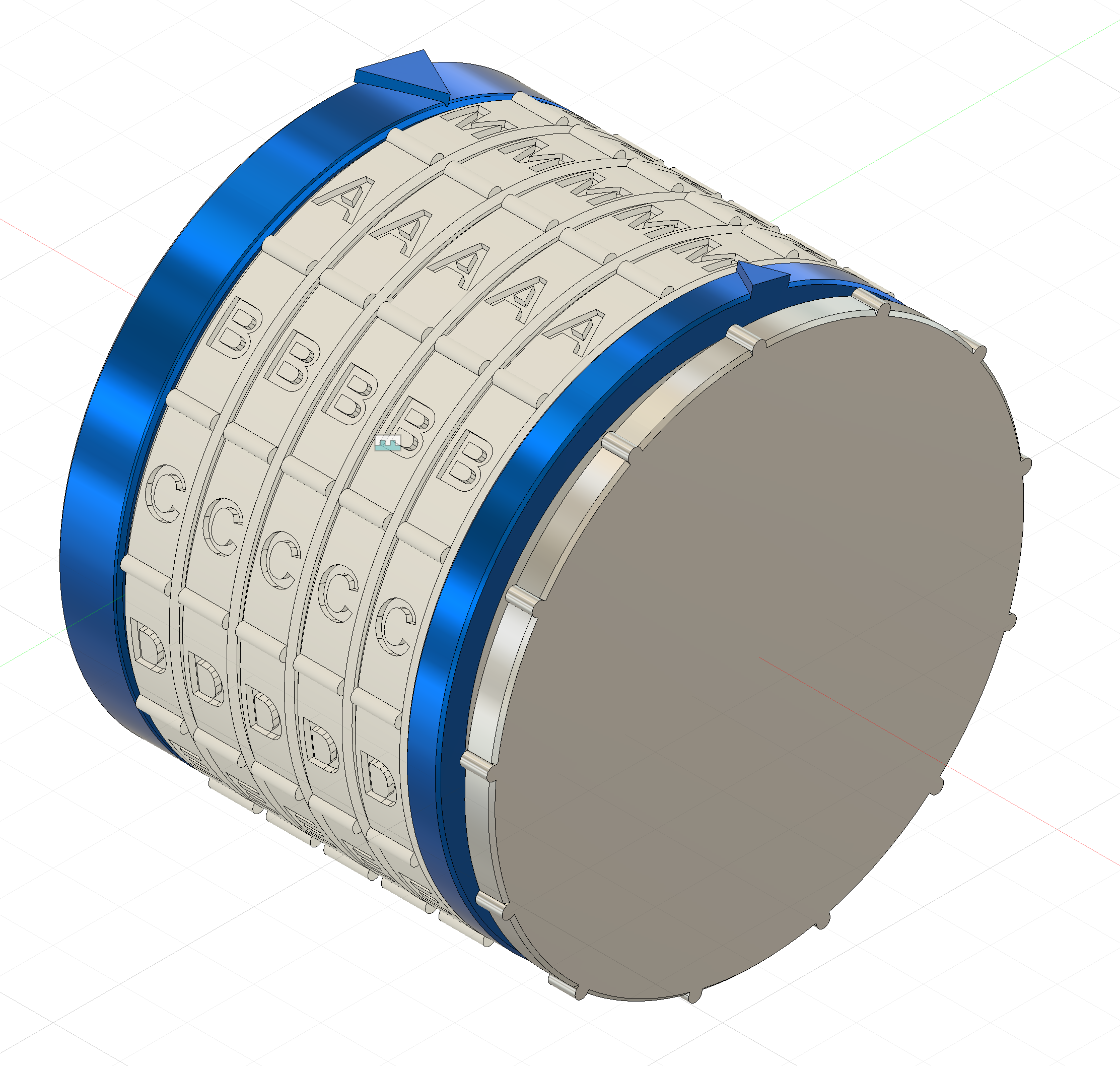 5 Letter Cryptex Puzzle Box | CADclass