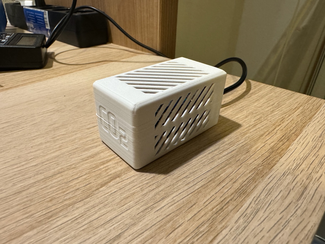 SenseAir S8-4B + GY-21 + D1-Mini air quality sensor enclosure