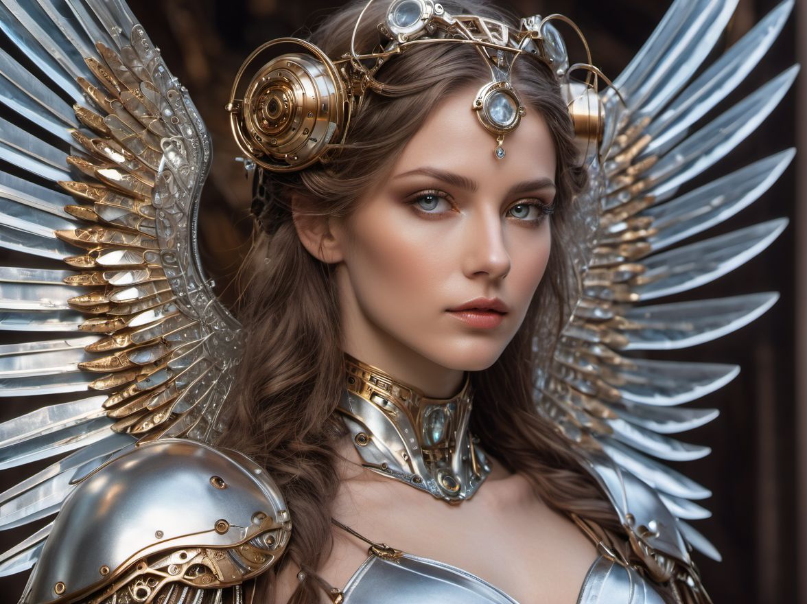 Crystal Steampunk Angel - Hueforge - Filament Painting