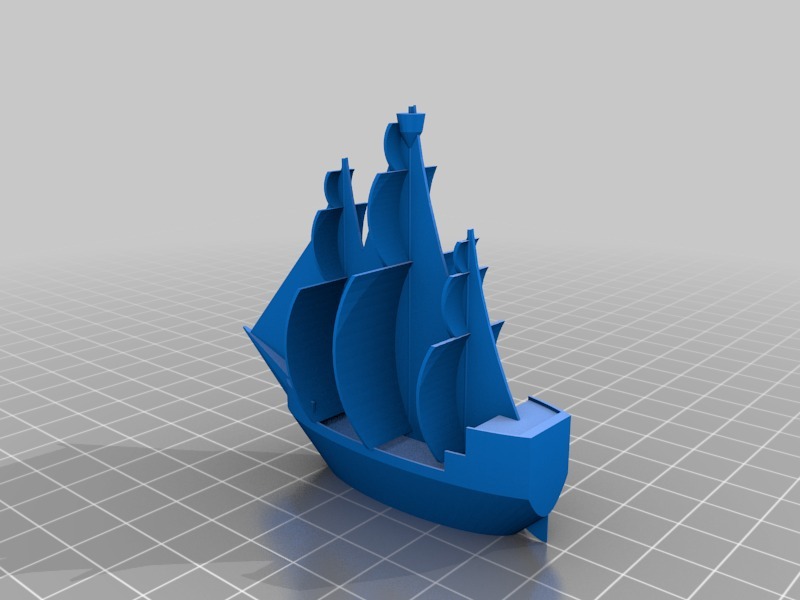 OpenSCAD Pirate Ship