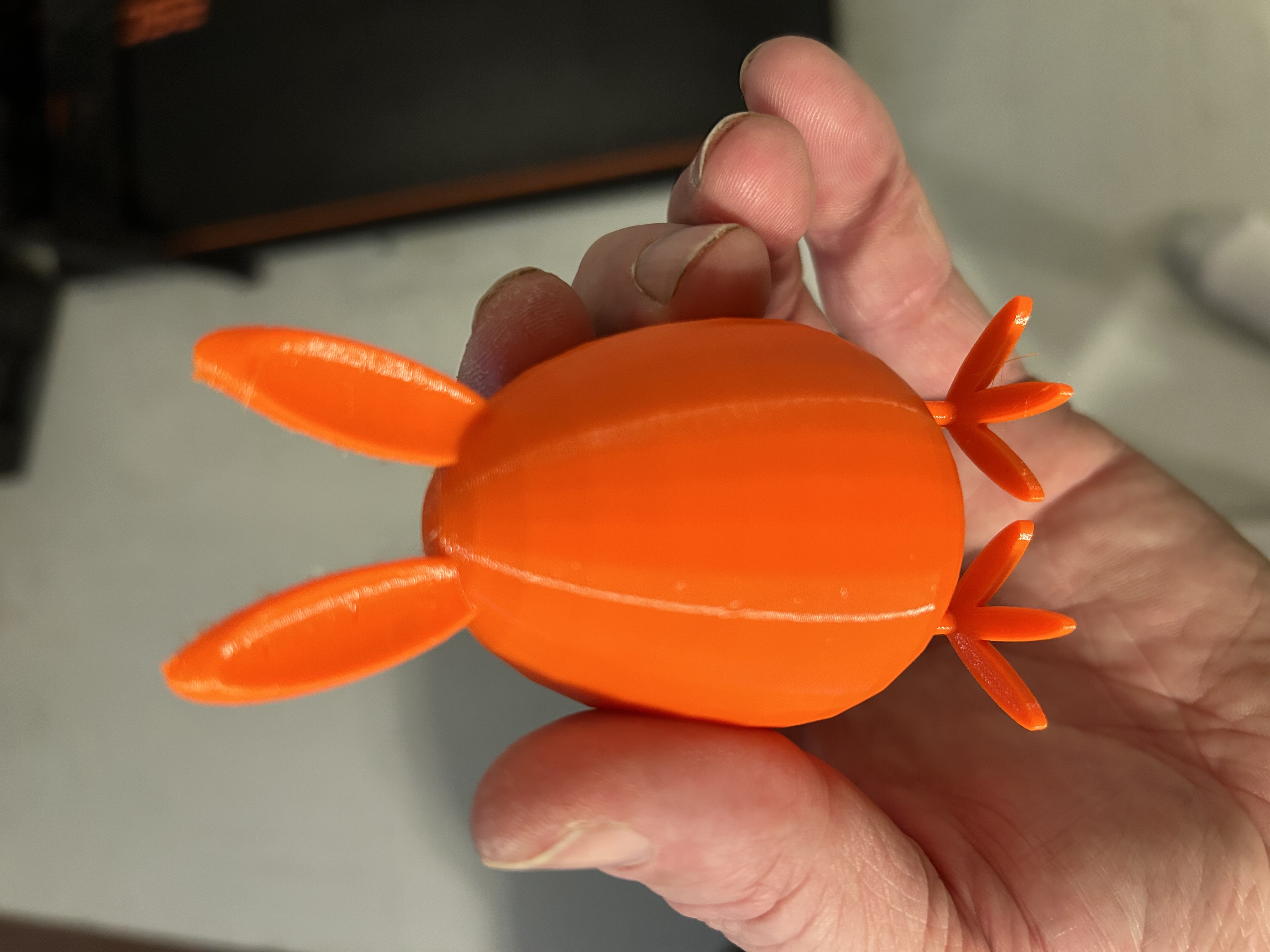 Fluffy Ears Egg Walker