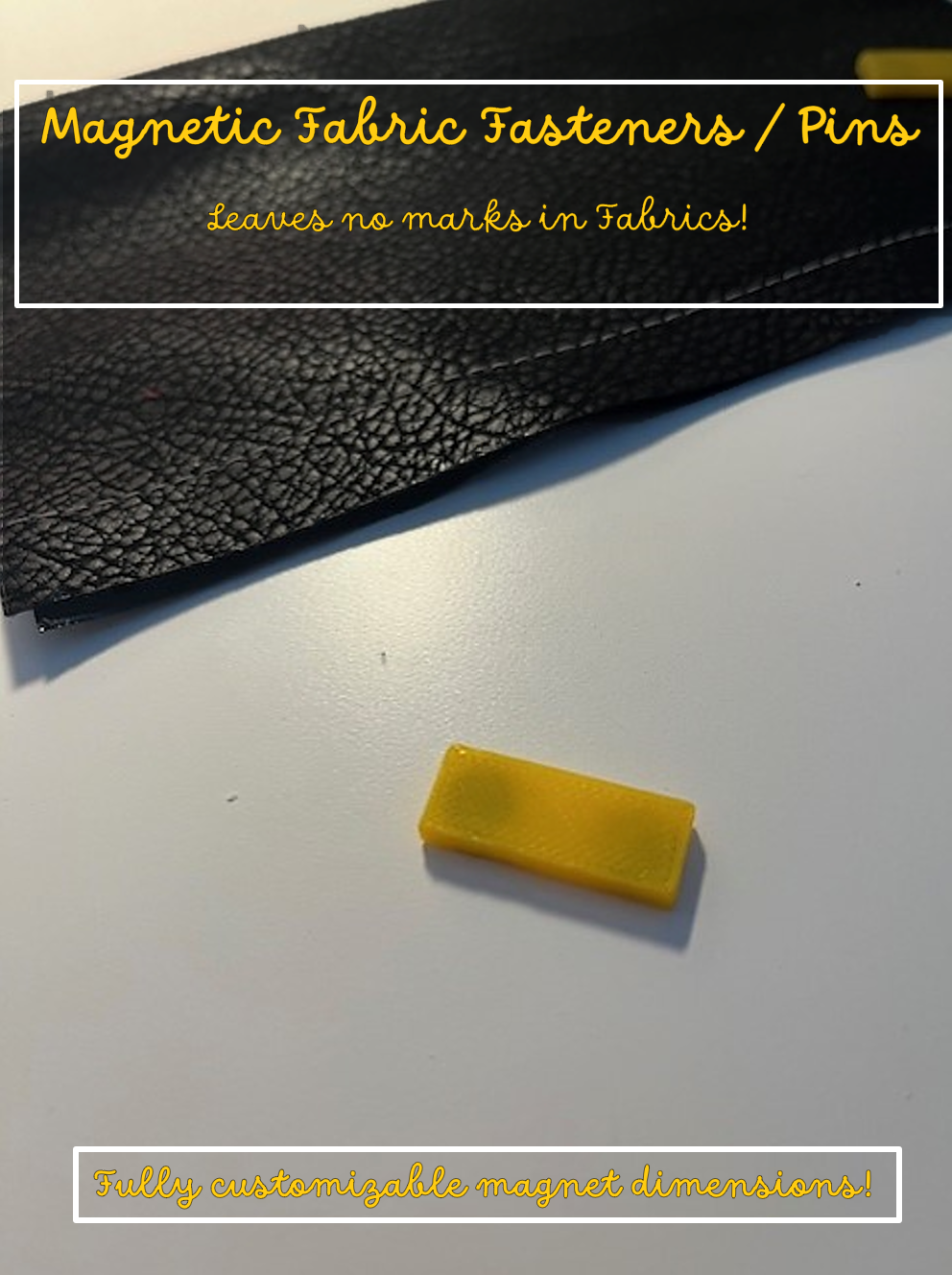 Magnetic Fabric Fasteners / Pins