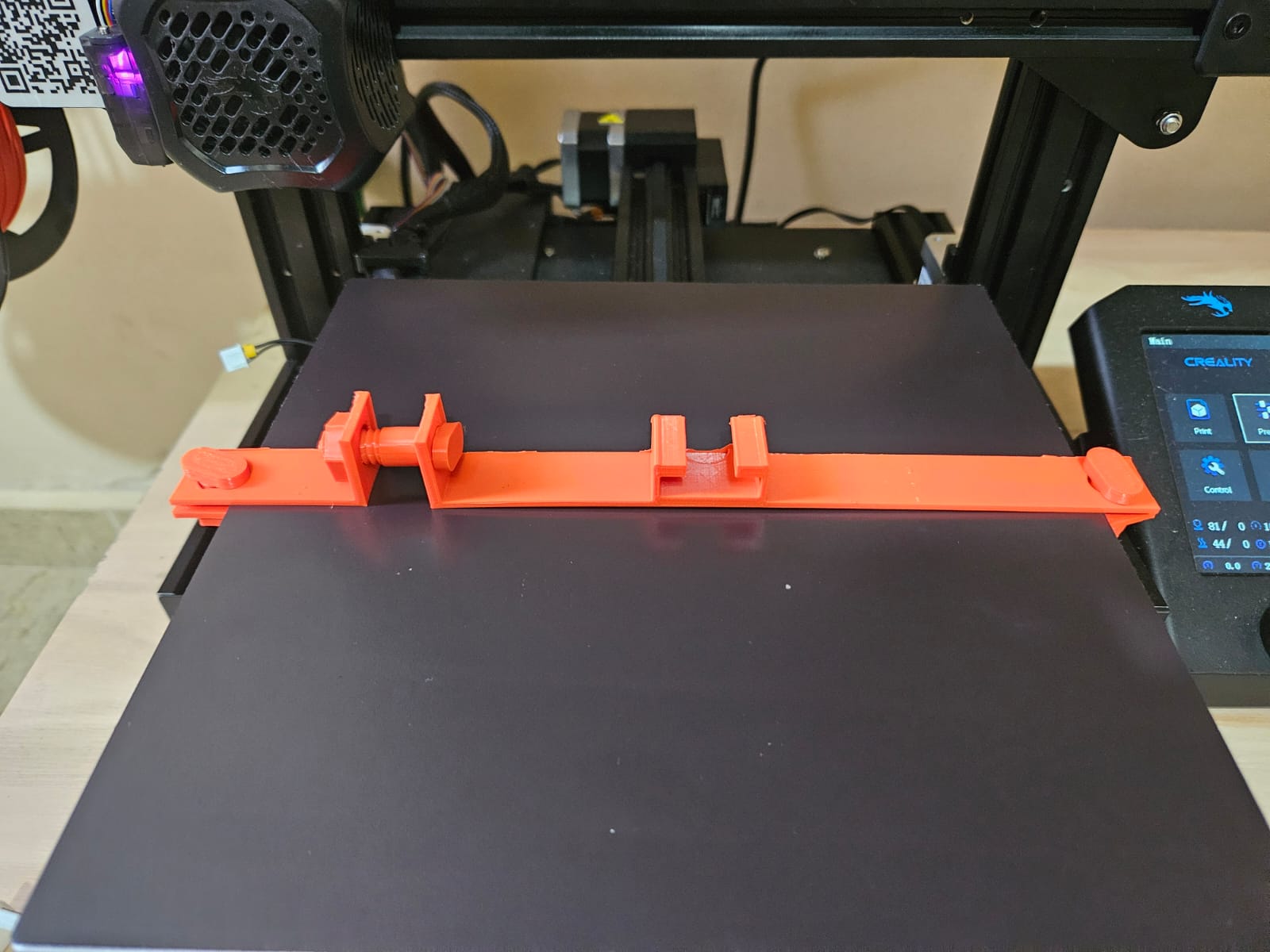 Ender 3 v3 KE Vibration Sensor Mount (in the center of the bed)