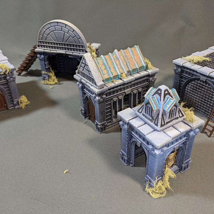 Crypts - Fantasy Ruins - Modular Building Set - Gaming Terrain