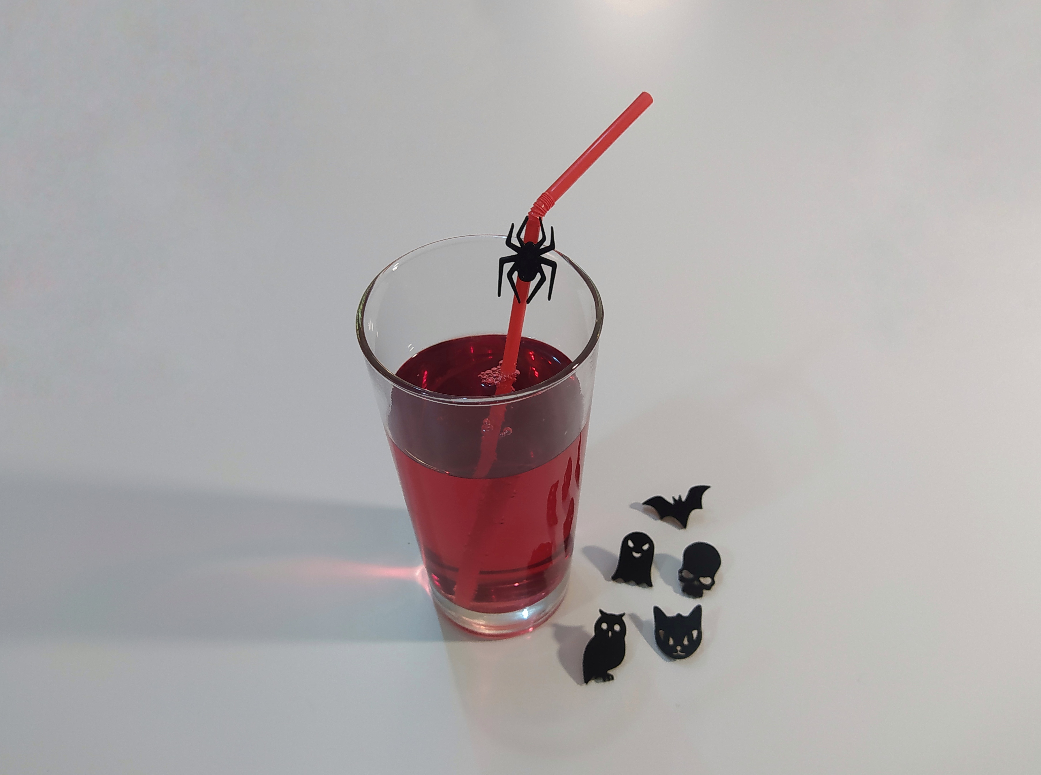 Halloween Party Straw Markers / Halloweenské značky na brčka