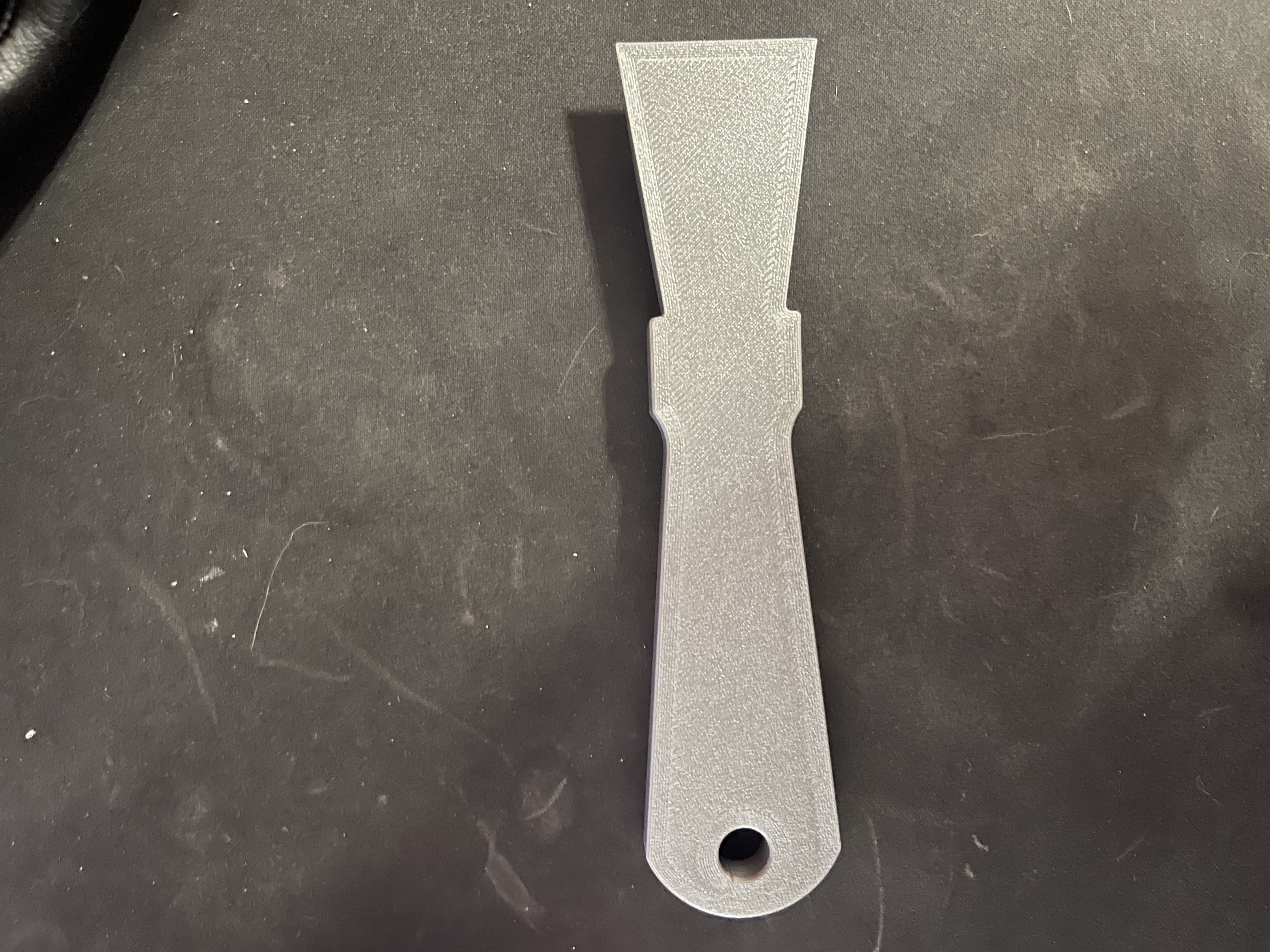 BED SCRAPER WITH HOOK NO SUPPORTS