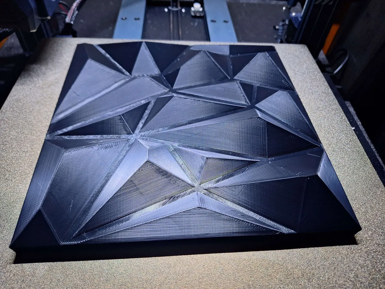 Geometric Shaped Wall Panel With Empty Back for Sound Insulation