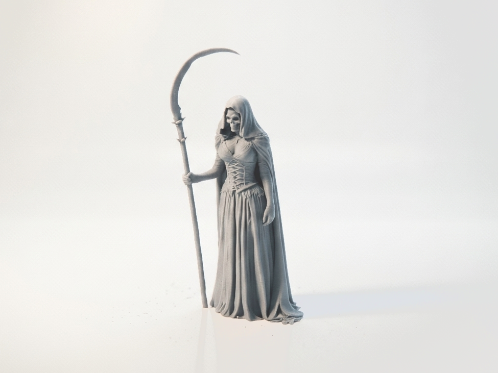Death Bride Gothic Figurine Female Figure 3D Printable