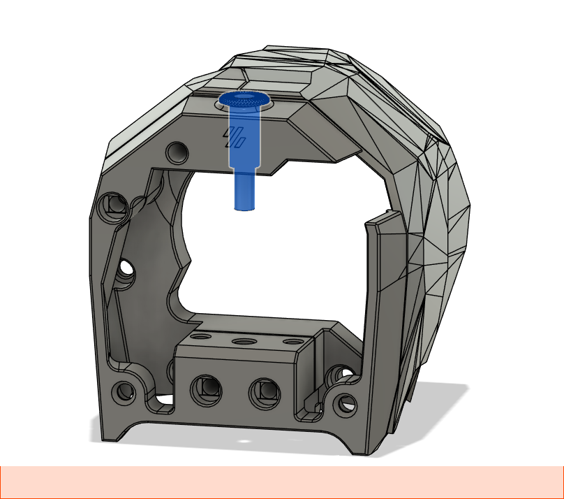 VZ-Hextrudort For Stealthburner (with cable door and ptfe tube guider)