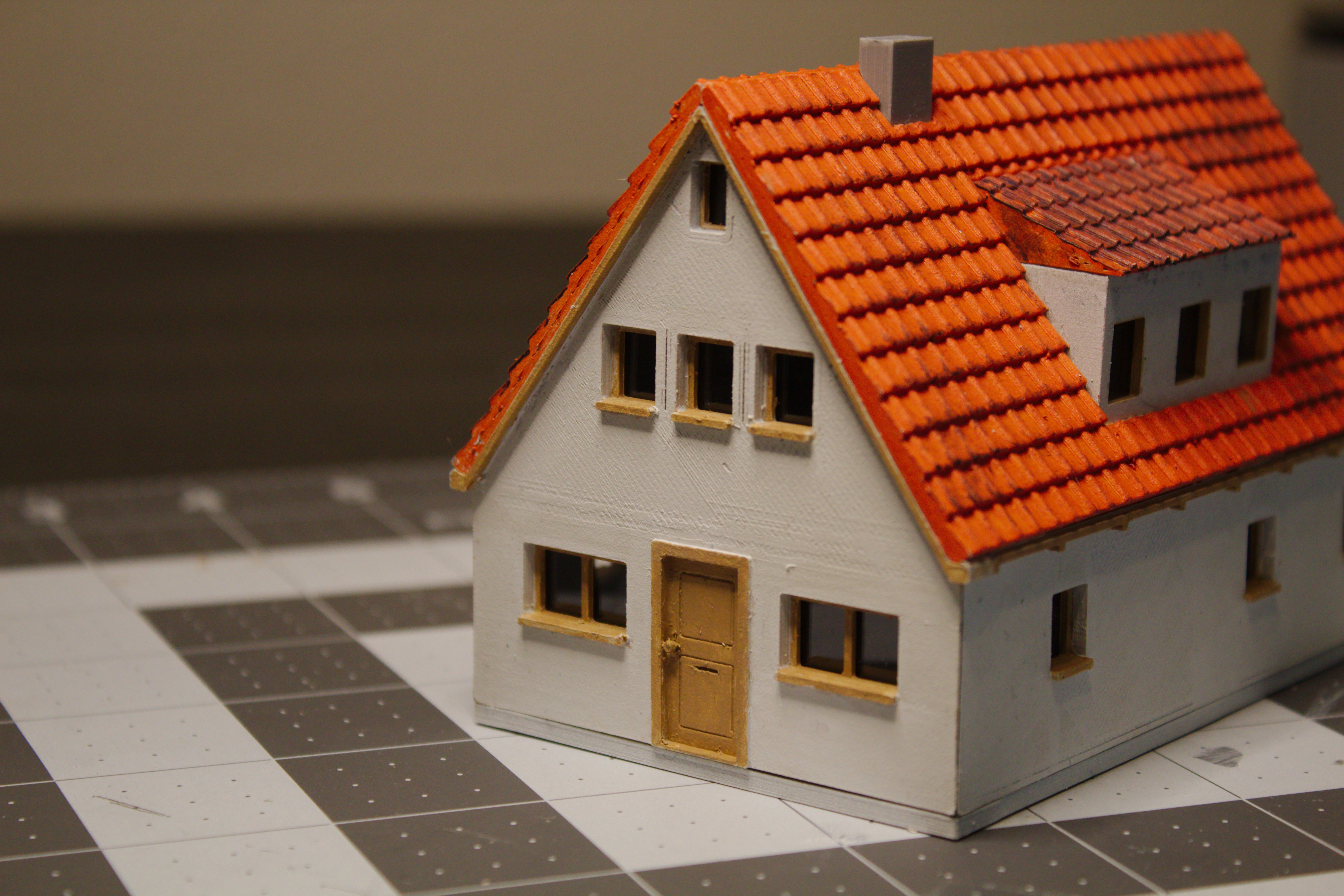 HO scale house "House zero"
