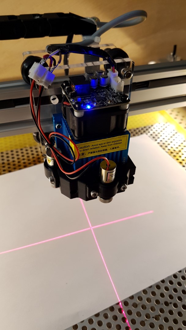 Eleksmaker A3 - Cross line laser holder