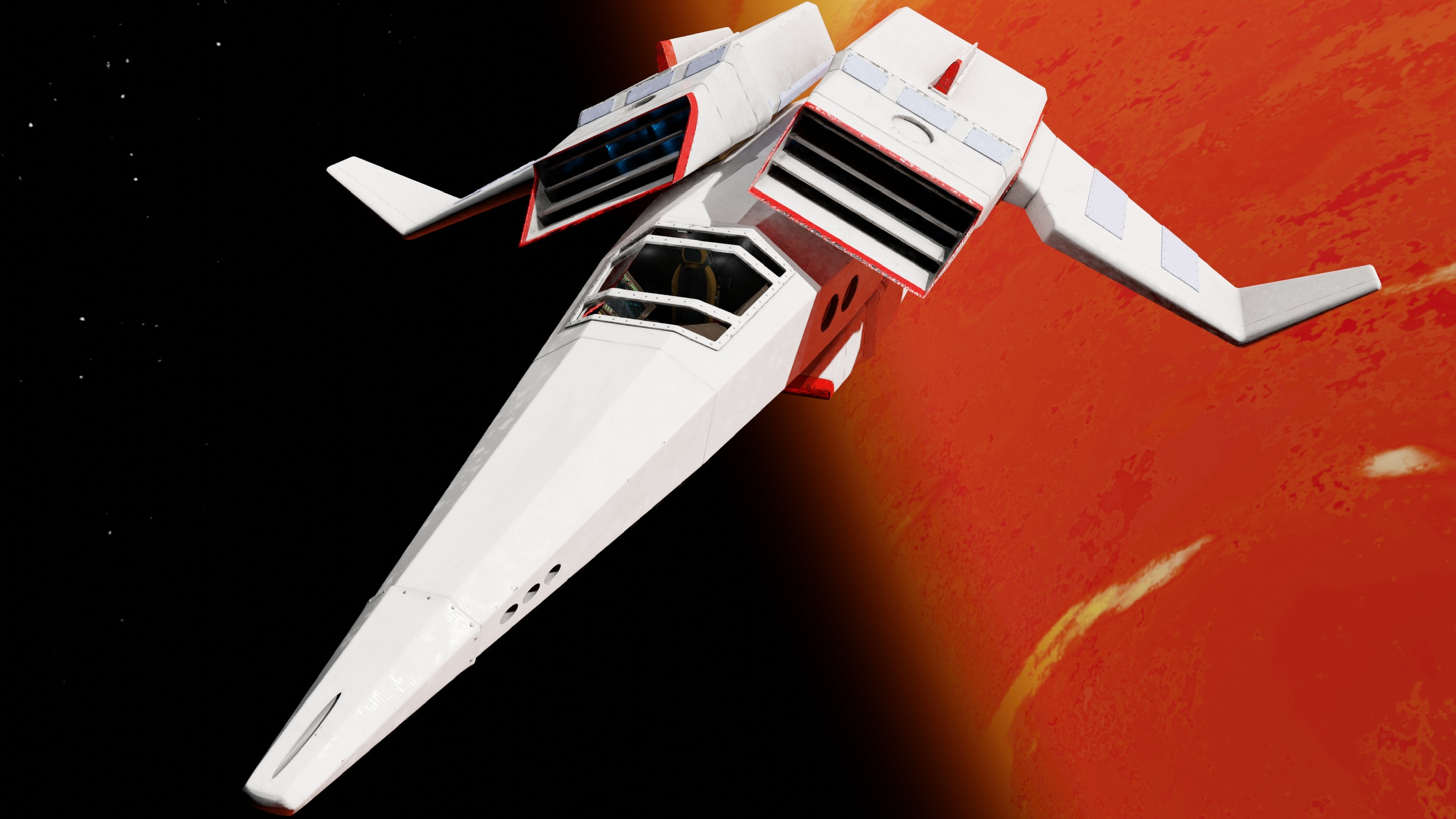Galaxy rangers Interceptor V3 Modified for 3d printing patrulla galactica