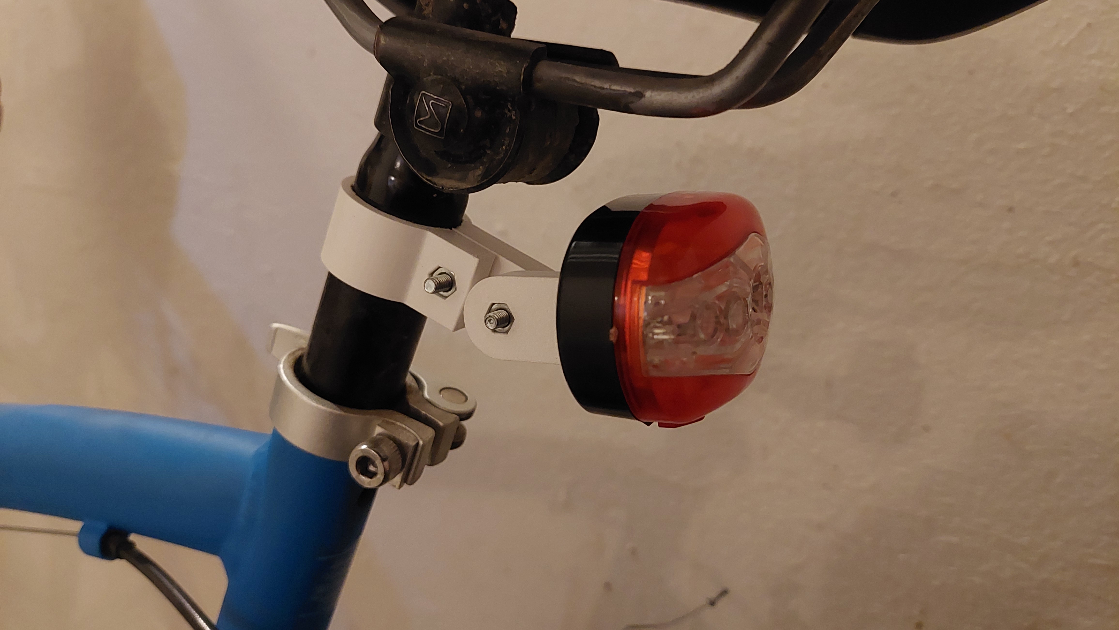 Bike light led support