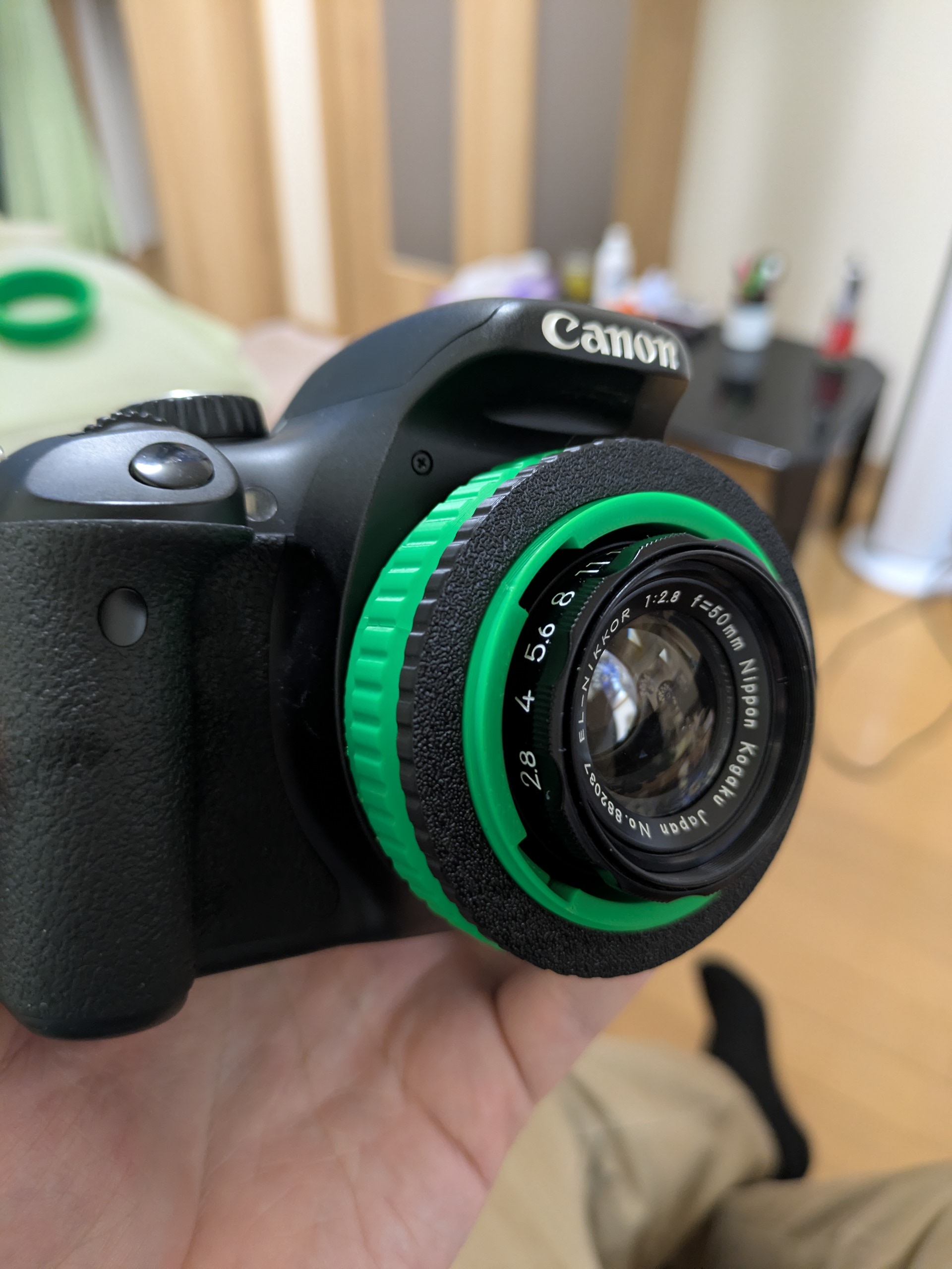 canon EF - nikkor M39 helicoid adapter
