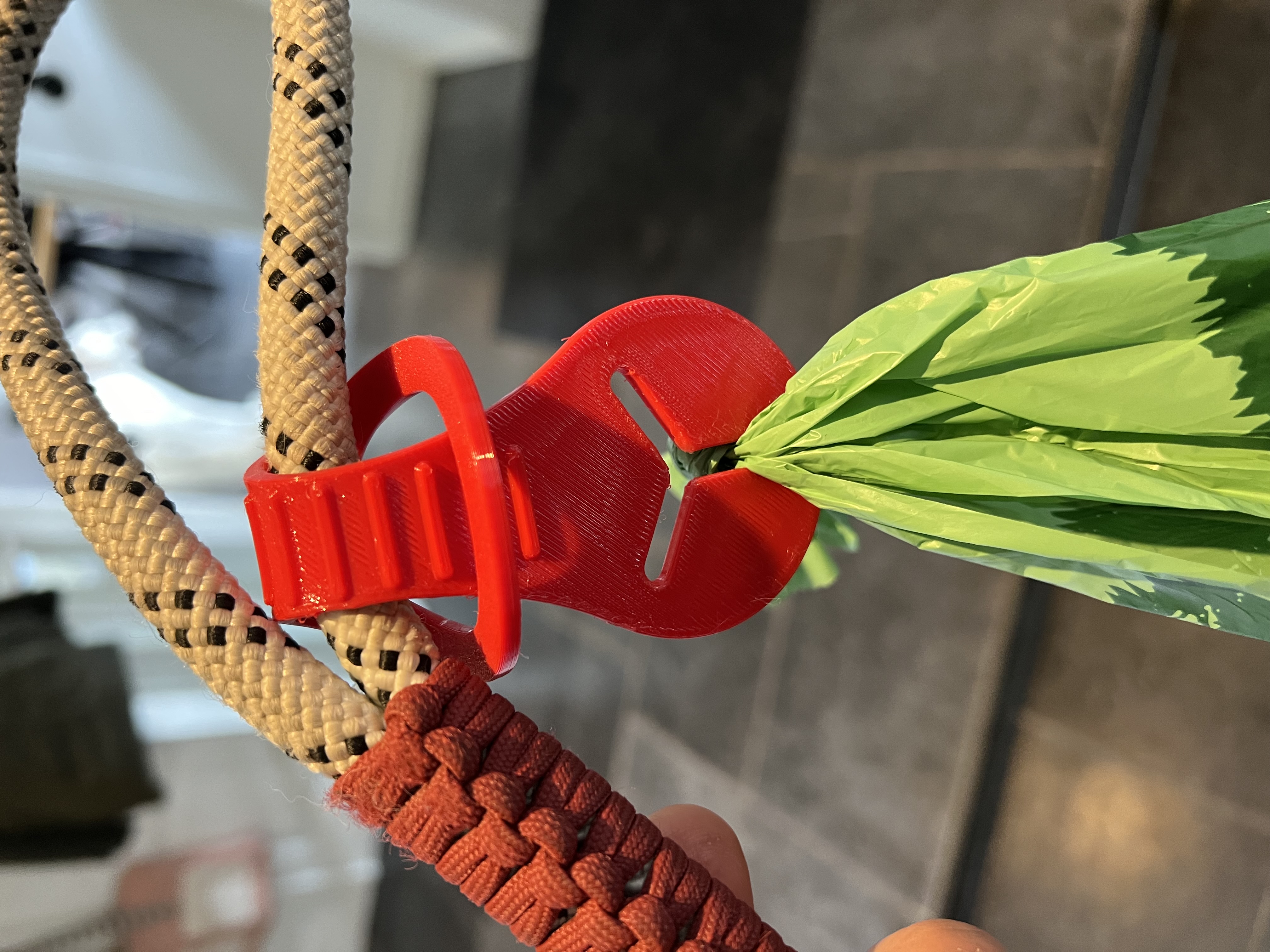 (Full) dog poop bag holder for dog walking