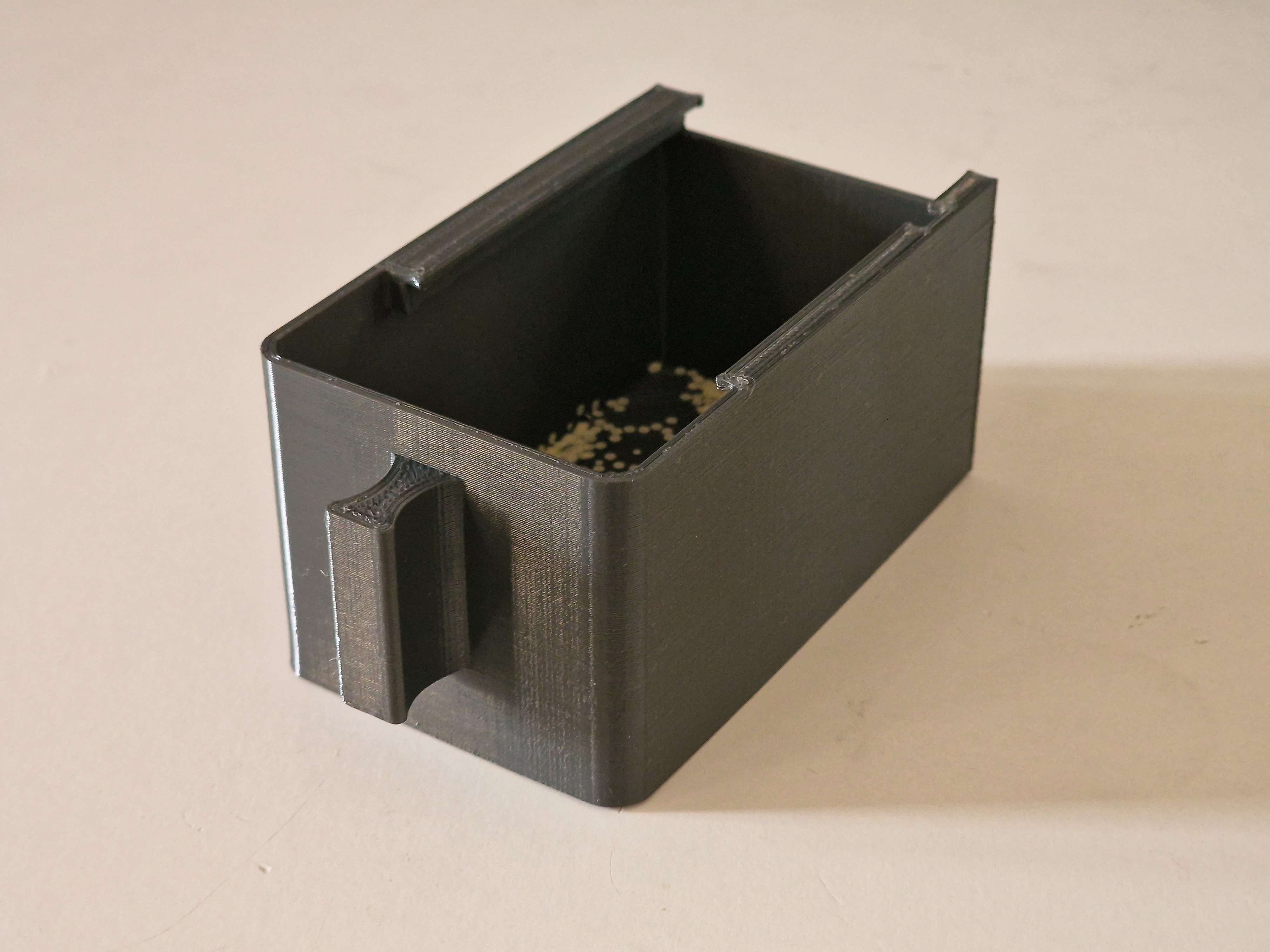Paper punch confetti box for Dalibor 302 teletype