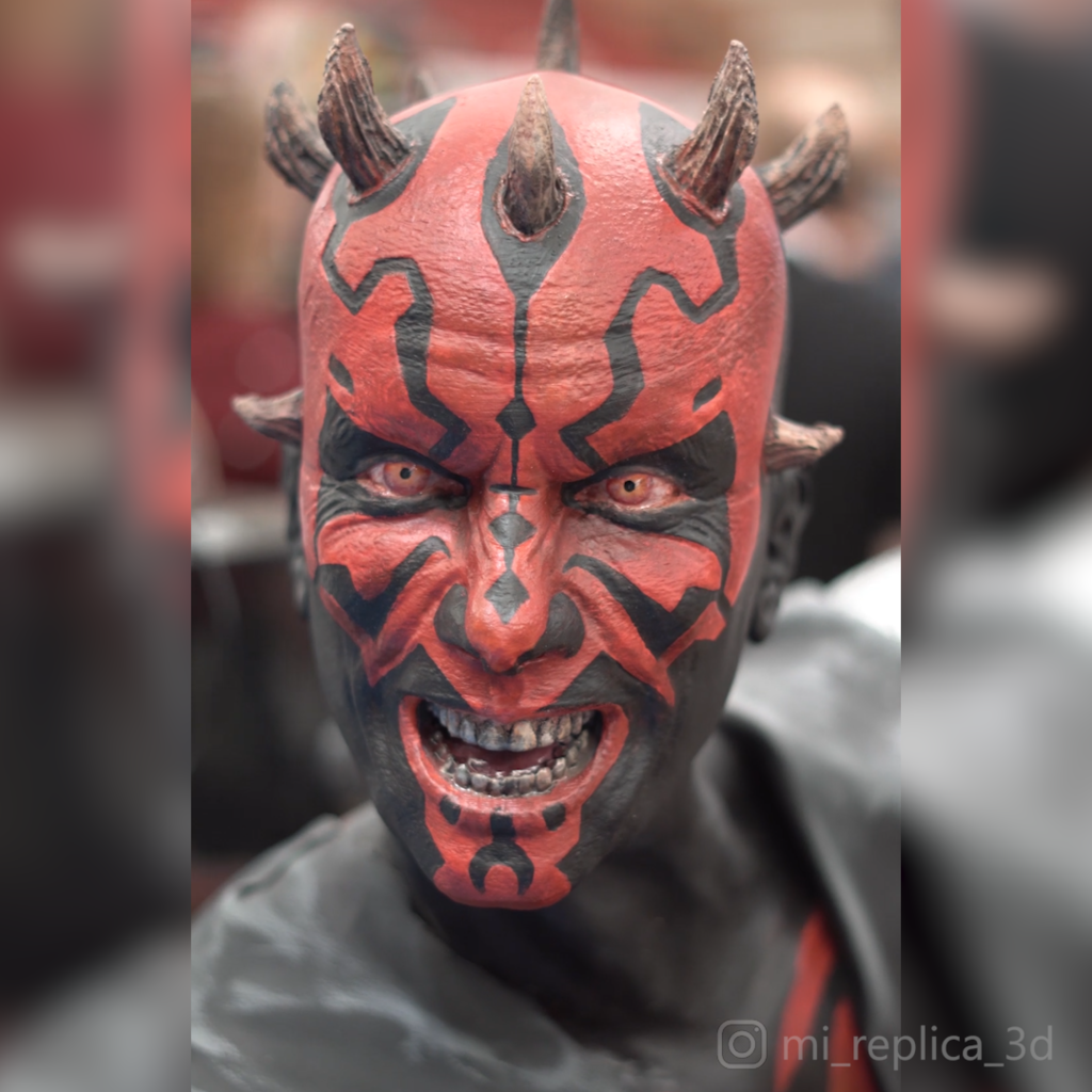 Darth Maul Mask. 25TH ANNIVERSARY of THE PHANTOM MENACE