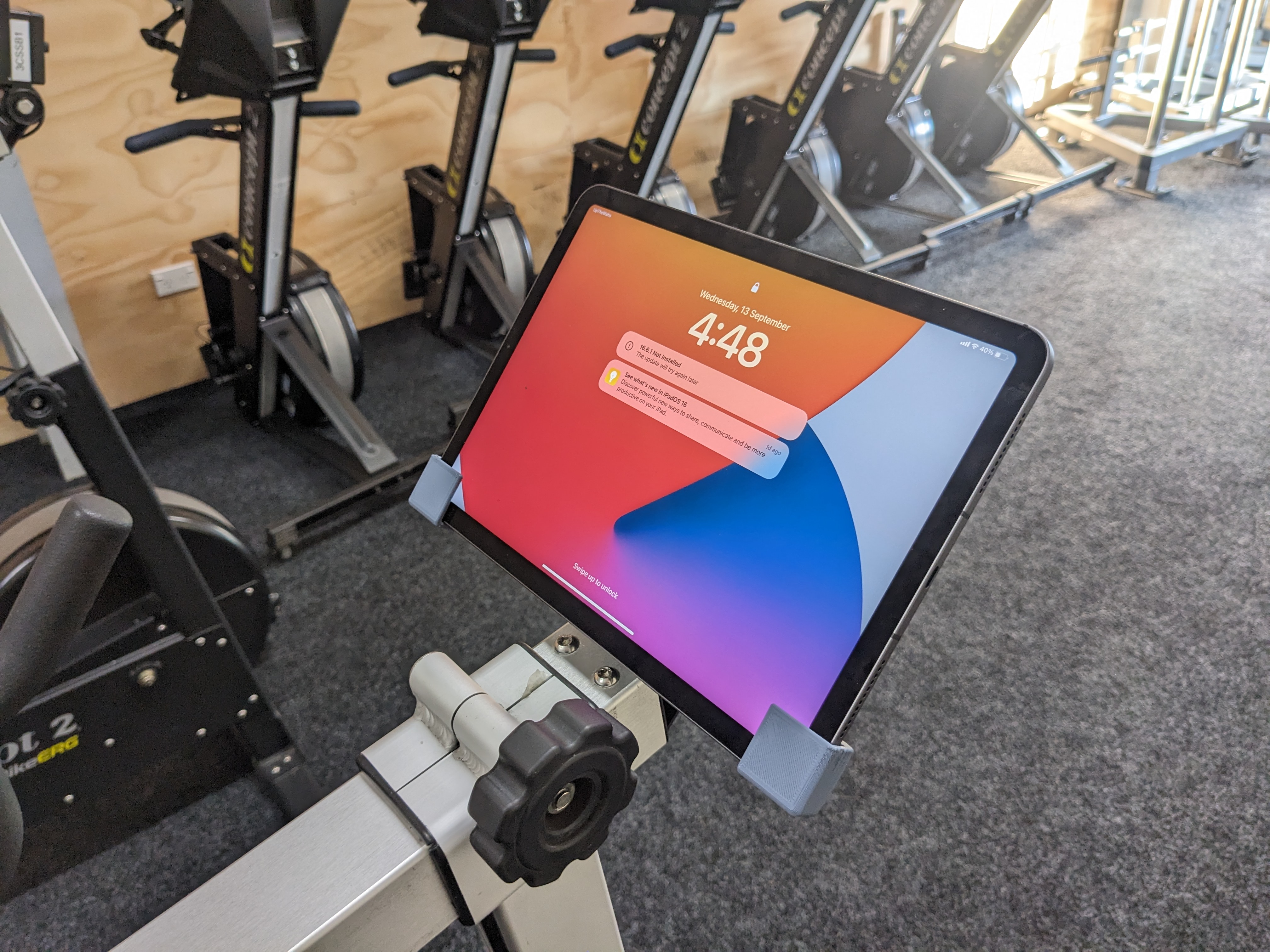 Concept 2 Fitness Machine Ipad Mount
