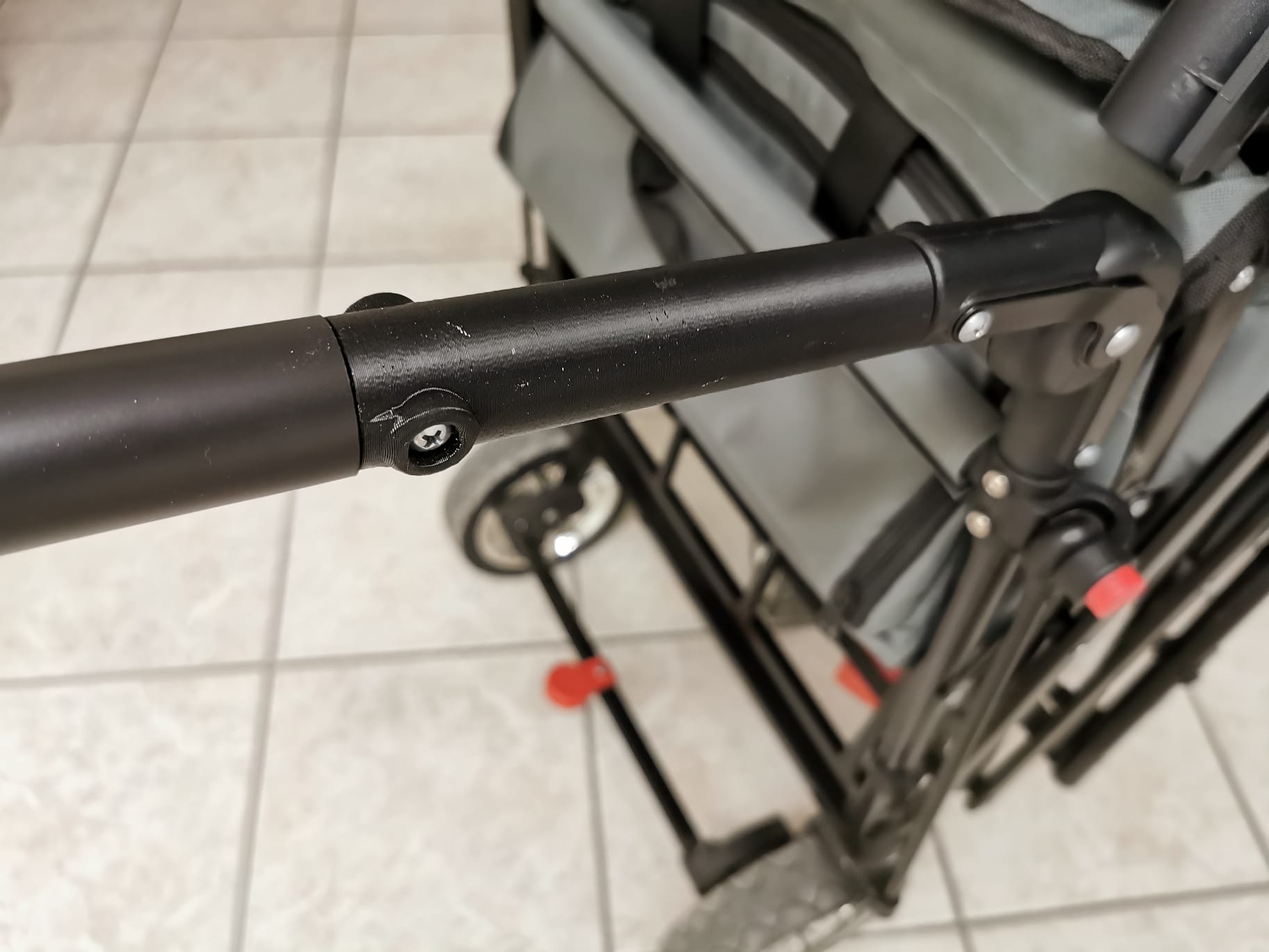 FUXTEC Bollerwagen Schiebearmverlängerung / Handcart Push Handle Extension