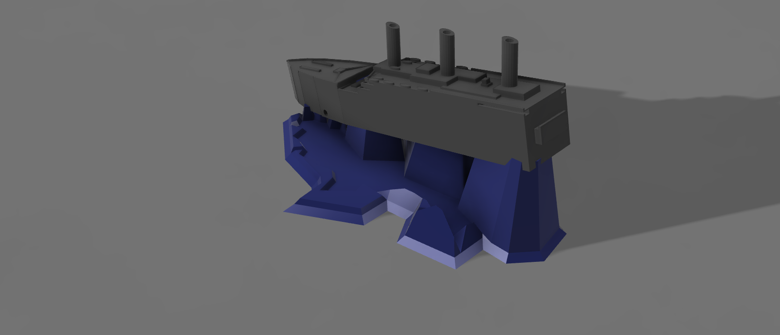 Titanic Dice Tower on Iceberg