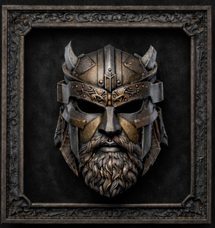 Mask Series Vol.1 – Viking Warlord (Wall Display Mask)