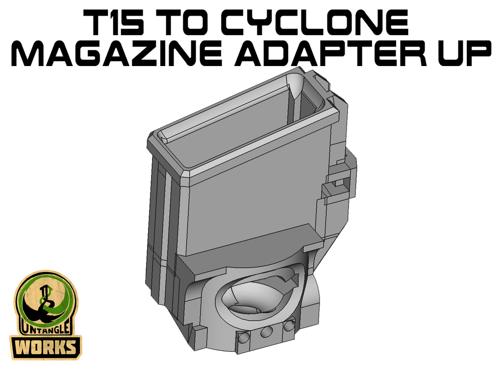 T15 cyclone Magazine Adapter top