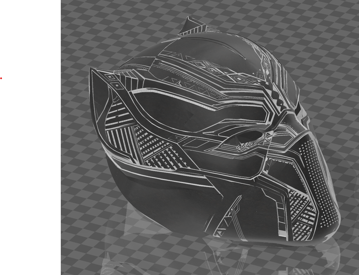 Black Panther head for Dummy 13/Lucky 13