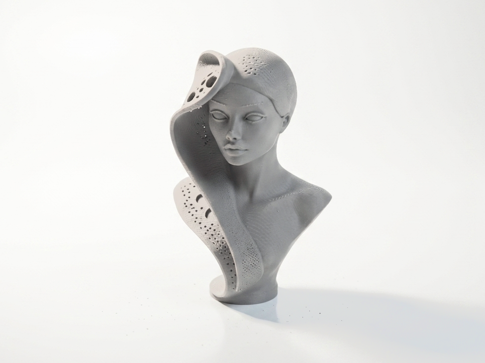 Lady Sculpture Elegant Female Bust 3D Printable