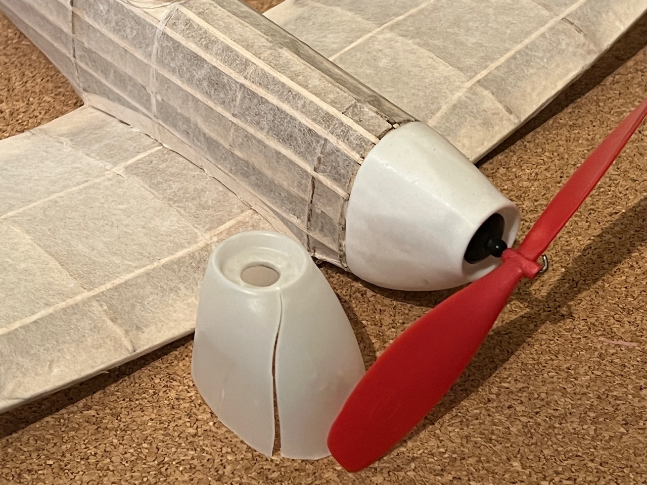 Replacement Cowling for Guillow's 504 Supermarine Spitfire Model Airplane