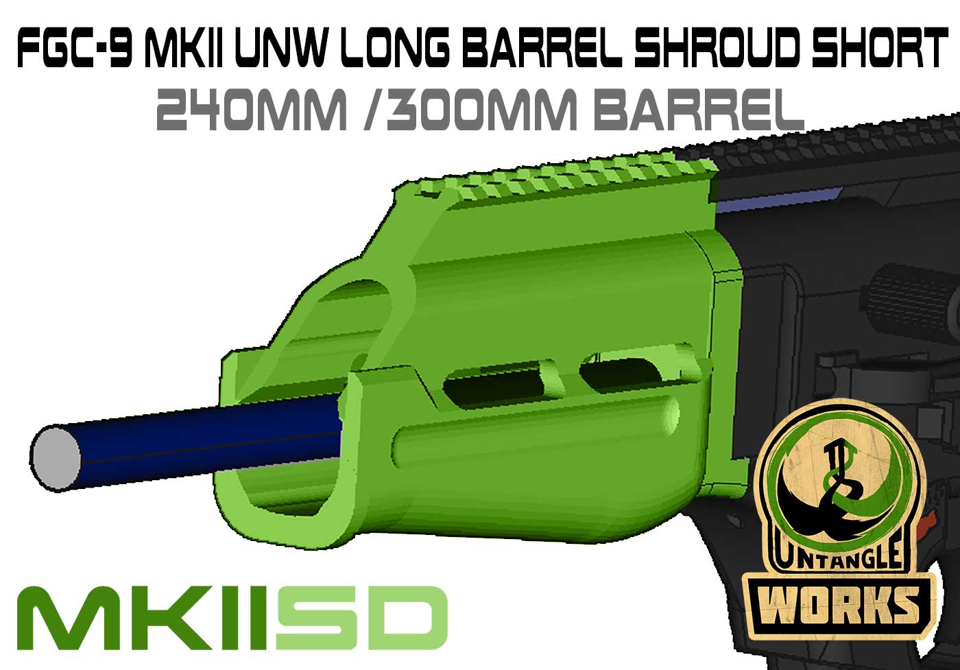 FGC9-MKII LB short SHROUD set