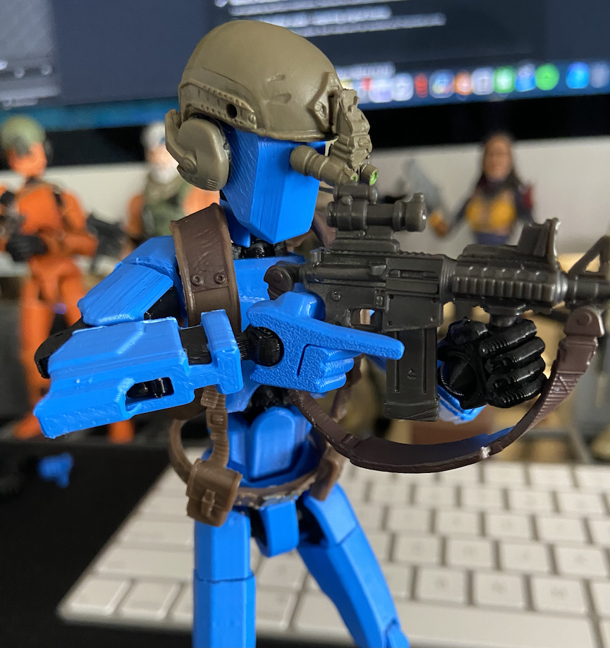 Dummy 13 "trigger discipline" hands