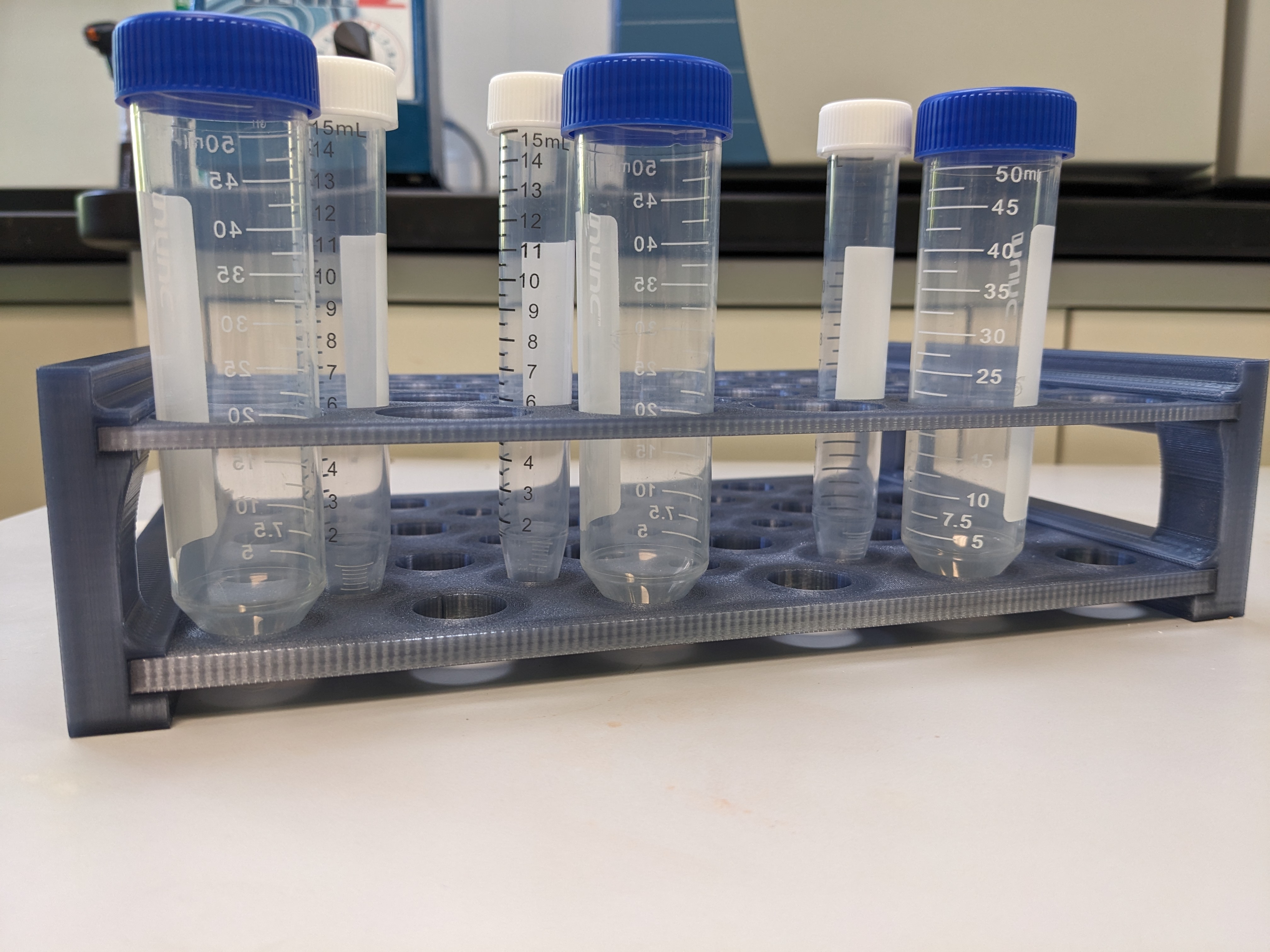 50 mL and 15 mL Test Tube Rack