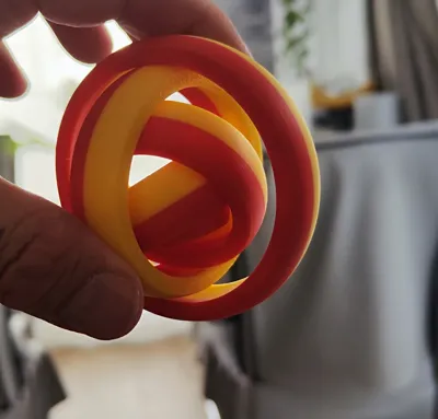 Fidget antistresová Rubikova kostka (Rubikův kruh)